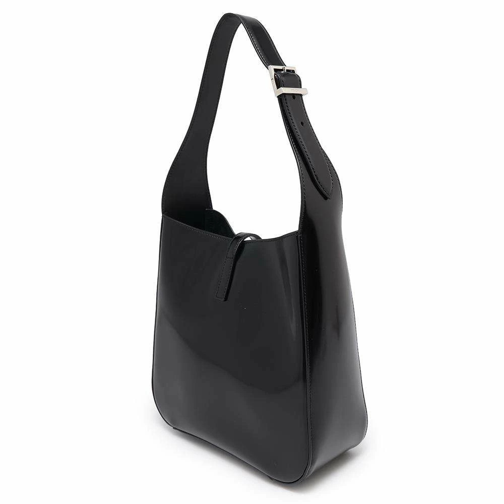 Saint Laurent Paris Shoulder Bag LE Hobo Patent Vernis Leather Black - Picture 2 of 12